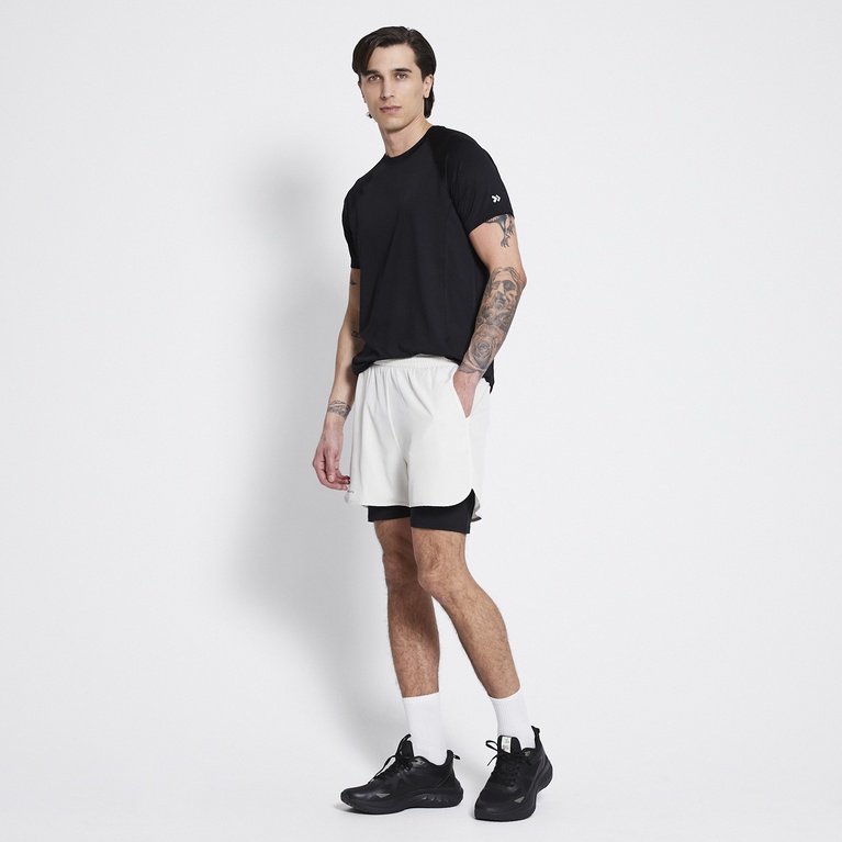 Training shorts "Pace"  Ivory